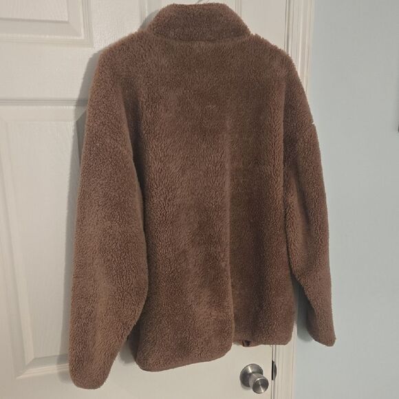 Cozy Brown Sherpa Jacket - Picture 5 of 5